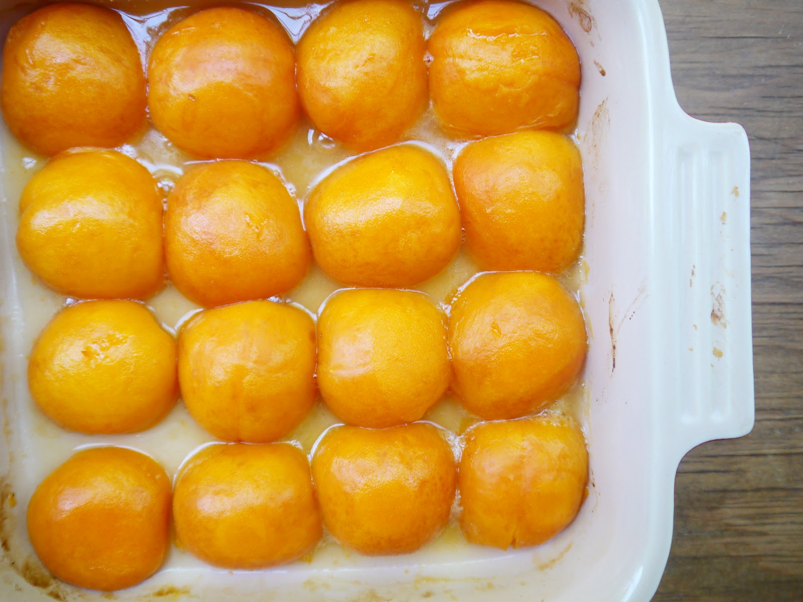 Bint Rhoda's Kitchen Baked Apricots with Honey and Orange Blossom