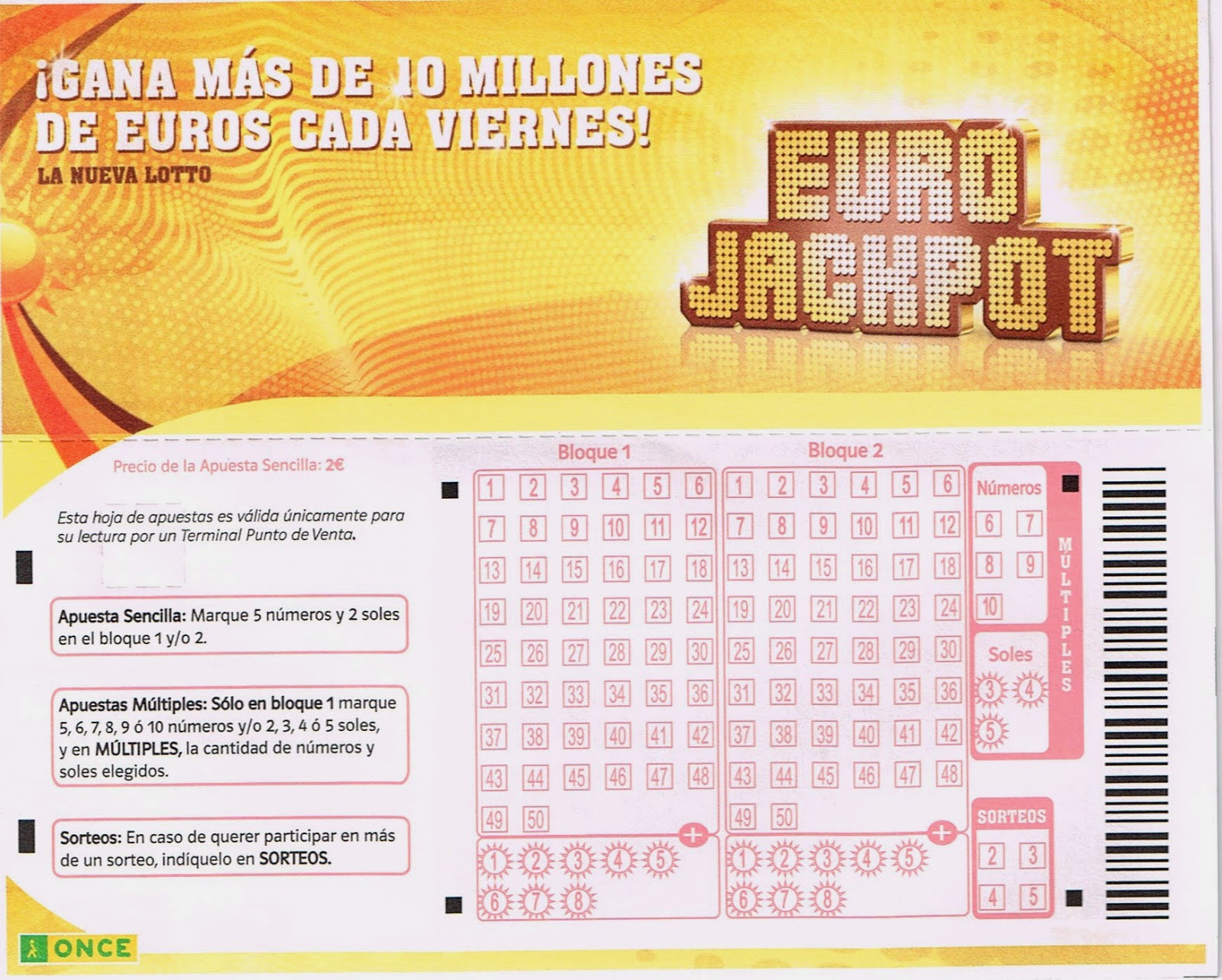 Como jugar al eurojackpot