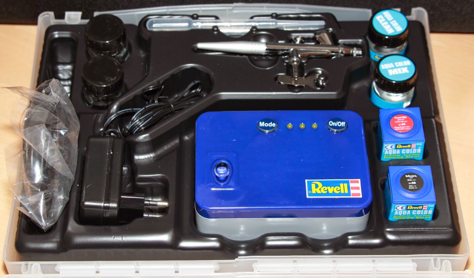 Meine Modelleisenbahn digitalisiert Neuanschaffung Revell Airbrush