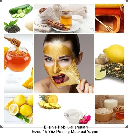 Evde 15 Yuz Peeling Maskesi Yapimi Elisi Ve Hobi Calismalari