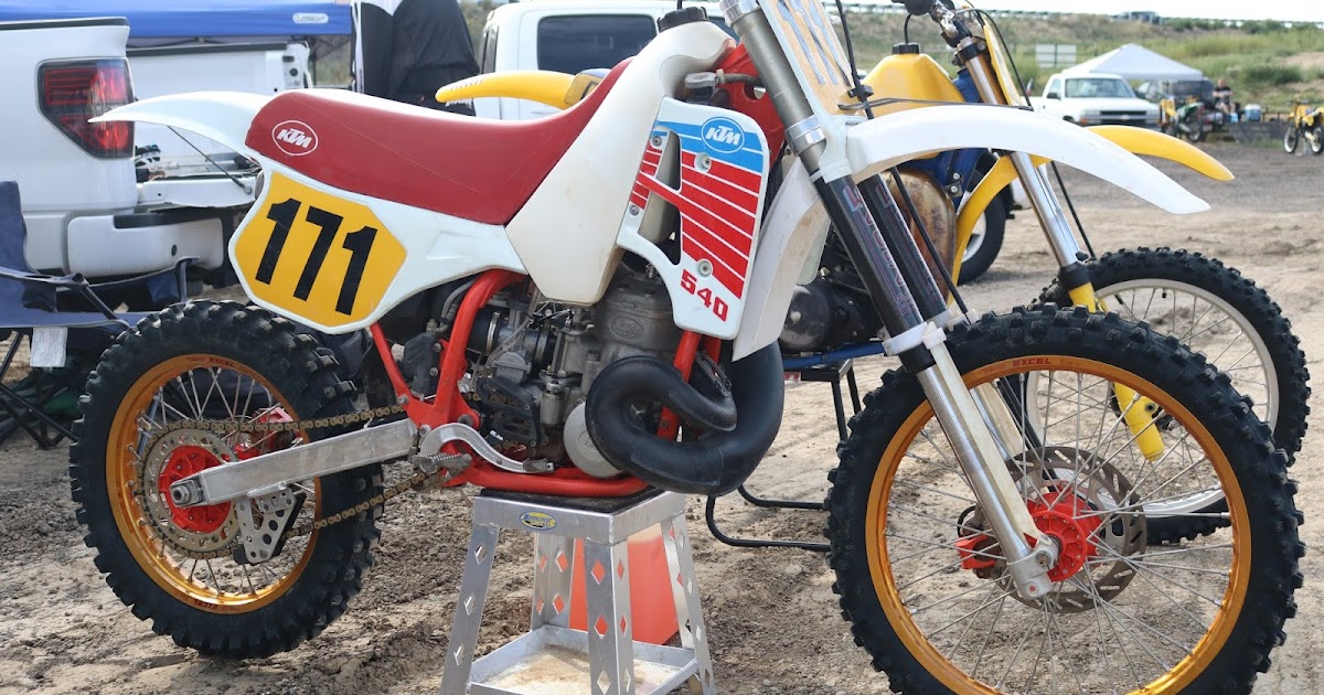 OldMotoDude KTM 540 2Stroke 171 at the Rocky Mountain Vintage MX