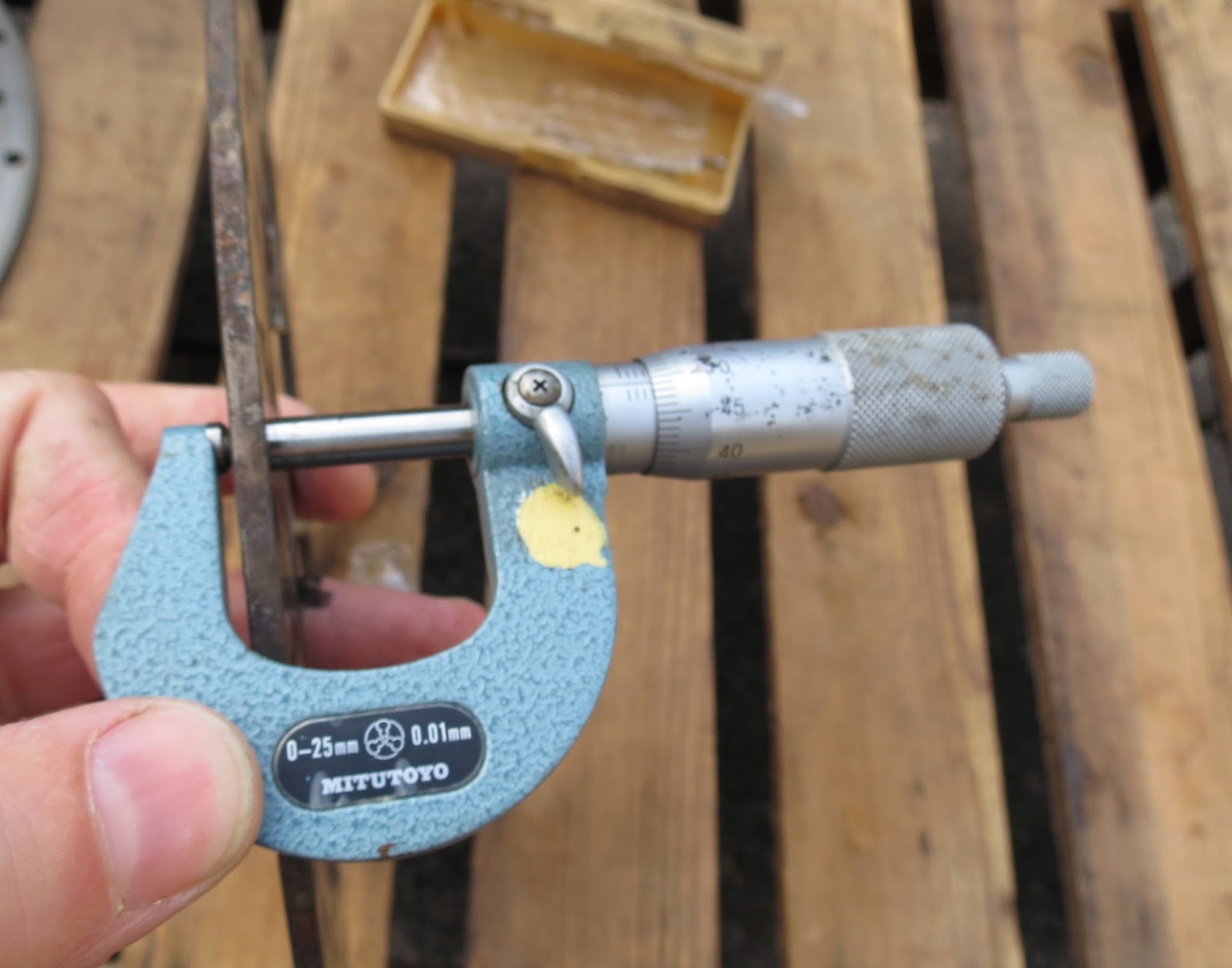 Cagiva Mito 125 Owners Blog Cagiva Mito 125 Brake disc wear limits