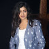 Poonam Kaur Stills At Nakshatram Movie Audio Launch In Blue Shirt Jeans