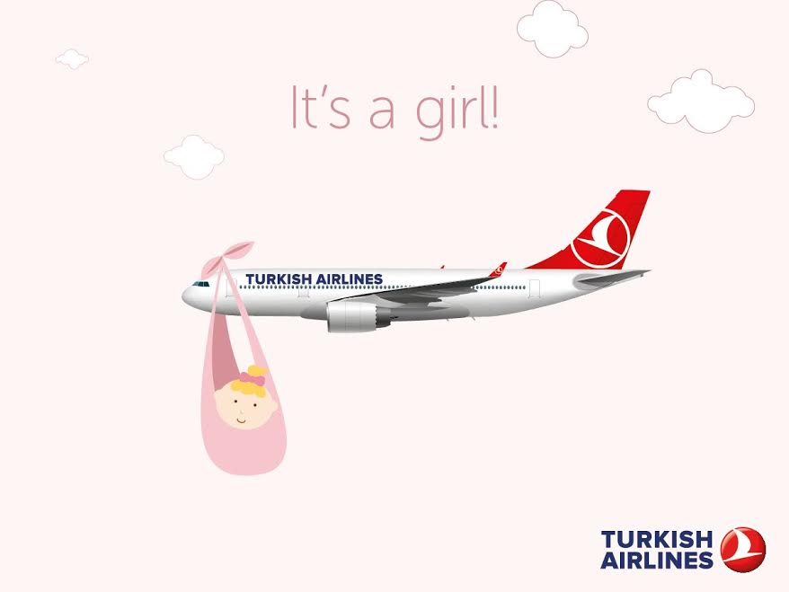 Photos It's a girl! Turkish Airlines cabin crew deliver baby midflight
