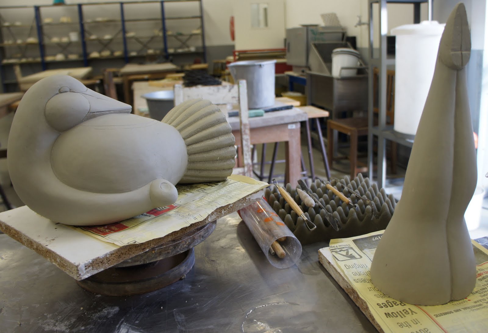 EUGENE HŐN CERAMIC ARTIST Slipcasting the decoyduck; stepbystep
