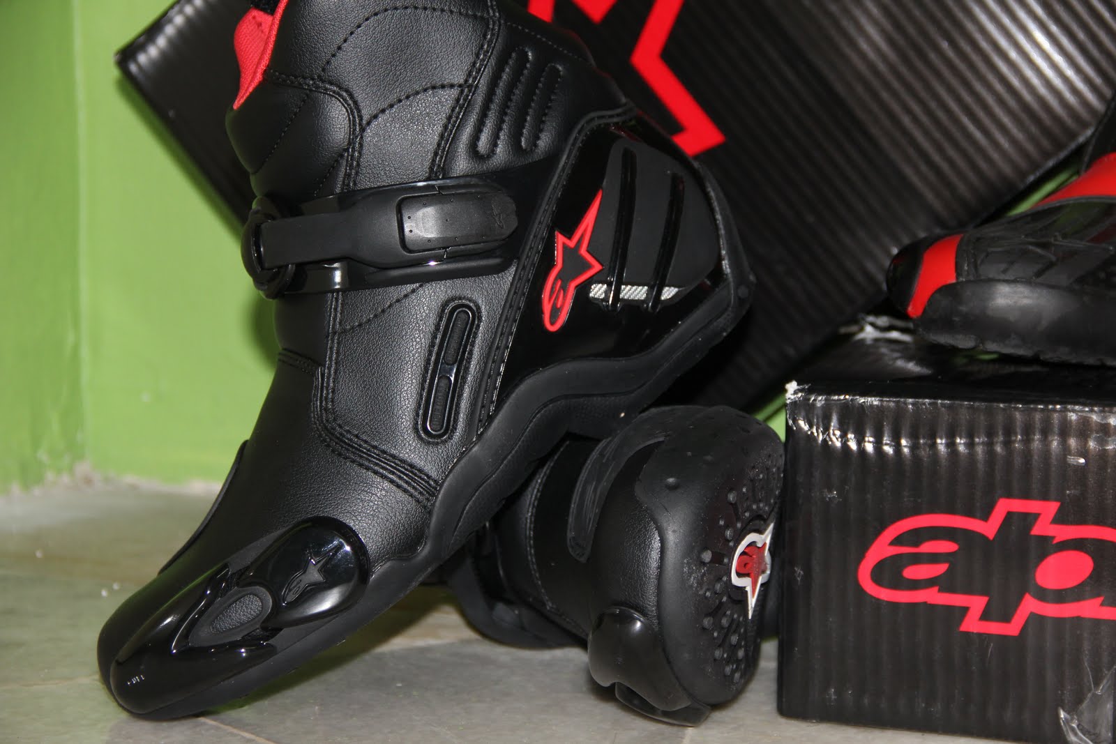 AjMoYe MotorSport Accessories ALPINESTAR SMX2 BOOTS