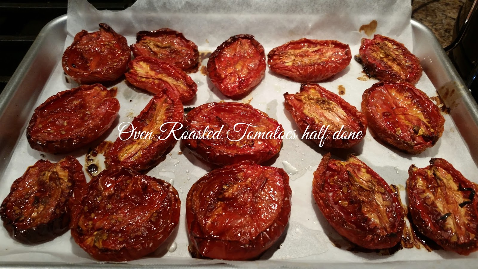 Oven Roasted (SunDried) Tomatoes