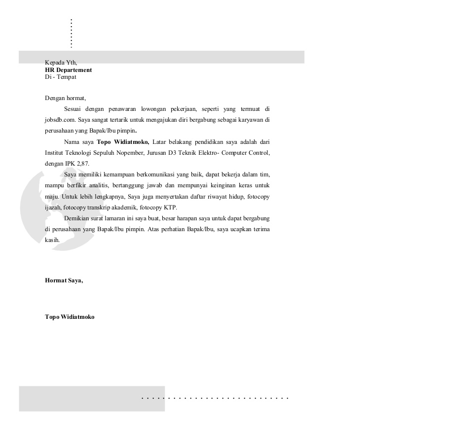 Contoh Surat Lamaran Kerja Spg Dan Cashier Berbagi Contoh Surat Lamaran Kerja Spg Dan Cashier Berbagi