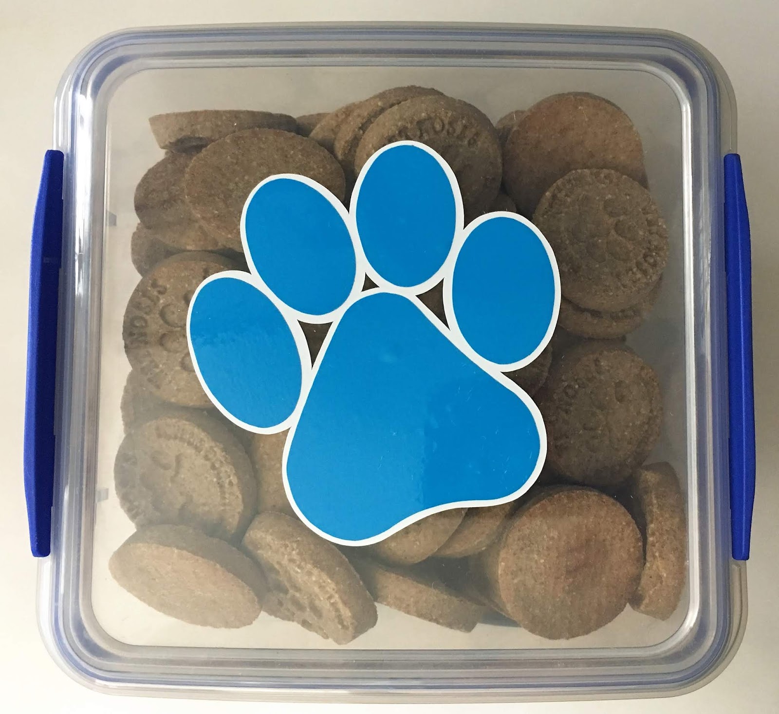 scrapali ever after Layered DOG TREAT Vinyl Canister Decals