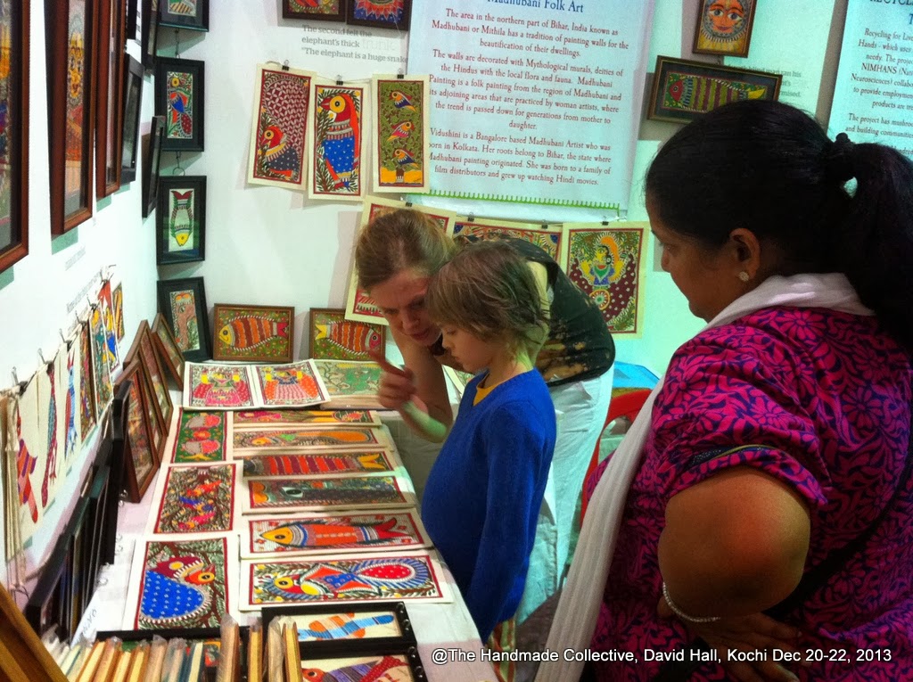 Madhubani Paintings by Vidushini Exhibiting at David Art Gallery in