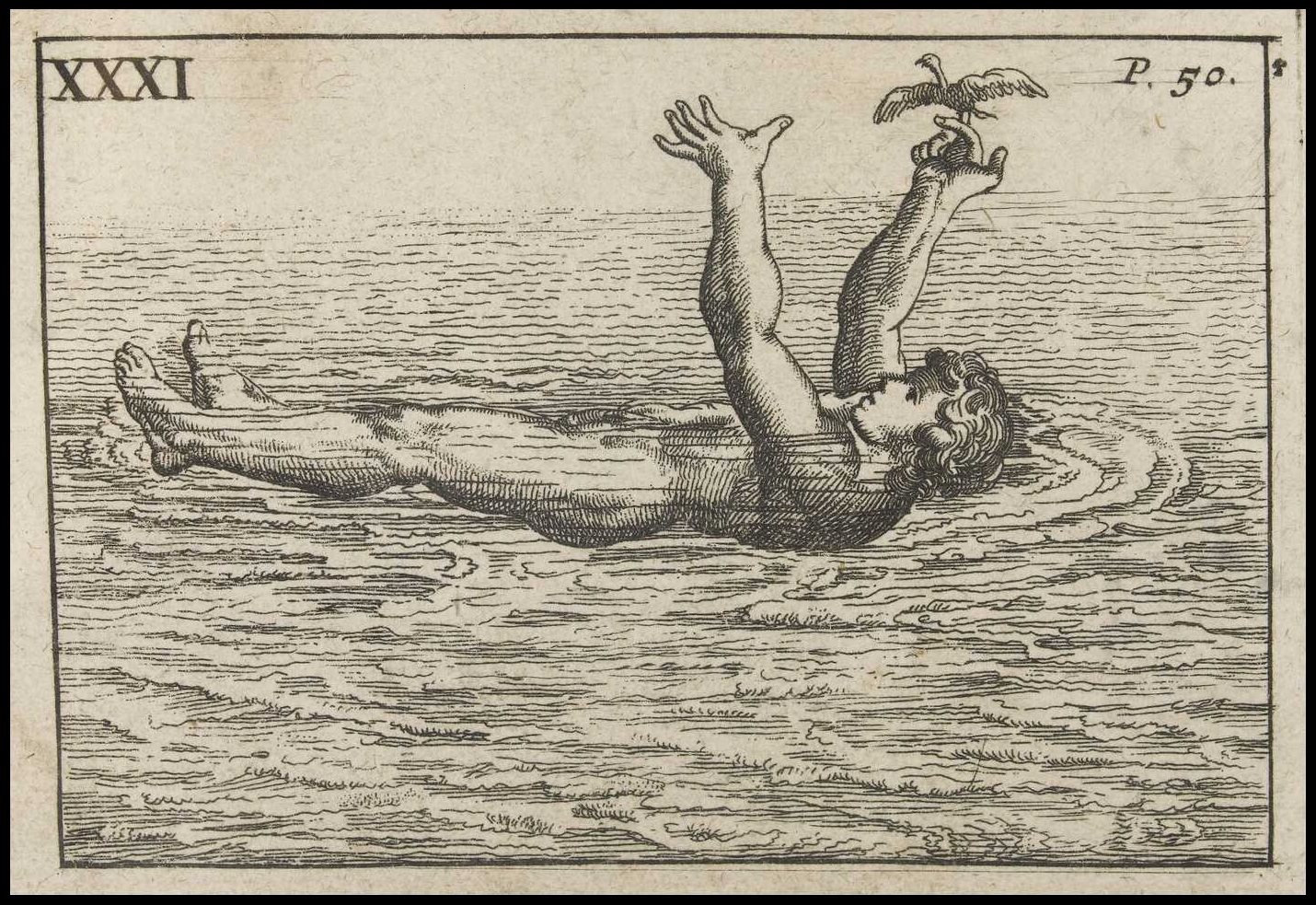 book illustration of weird swimming technique