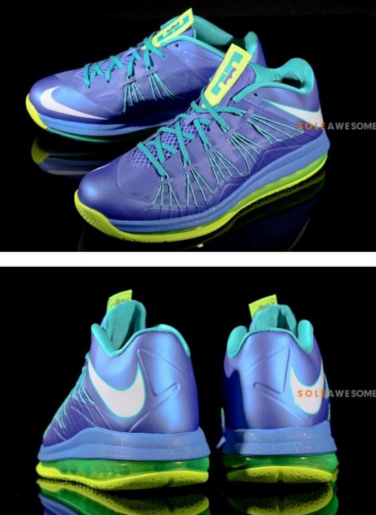 THE SNEAKER ADDICT: Nike LeBron X Low “ Sprite” Sneaker (Detailed Images)