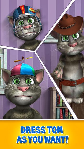 تطبيق القط توم المقلد للأصوات الإصدار الثاني للأندرويد والايفون والايباد والايبود مجاني Talking Tom Cat 2 Free APK-iOS-IPA-4.0.2