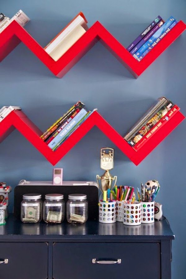 Practical bookcase for home