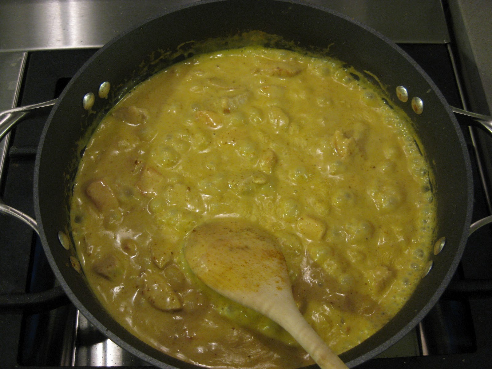 recetas paso a paso Pollo al curry y arroz pilaf