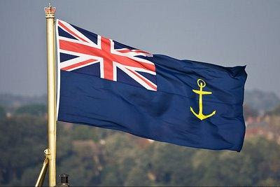 Blue Naval Ensign Military 3ft x2ft Flag 90cm x 60cm 