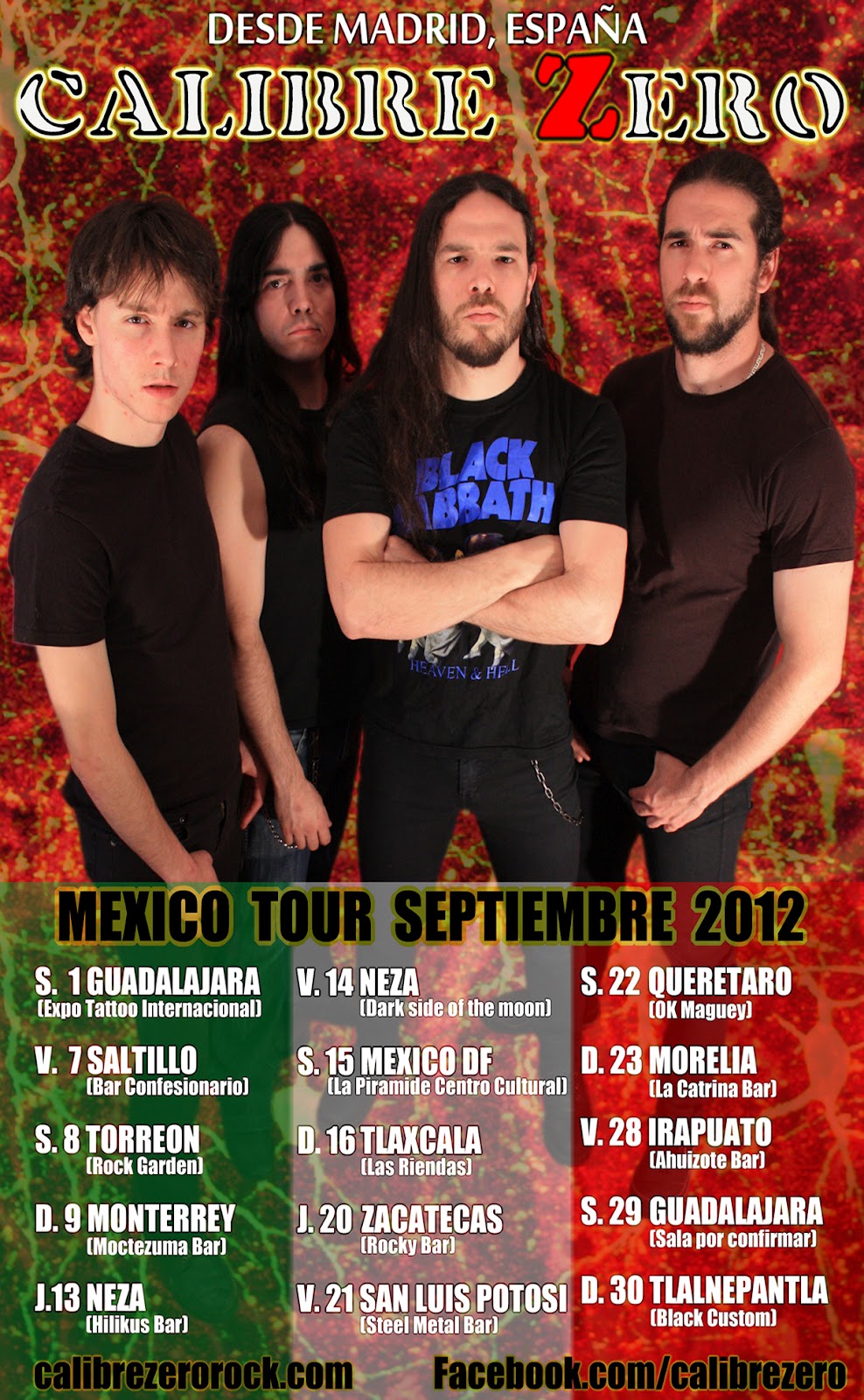 CALIBRE ZERO To Tour Mexico Akies Qu Esc ndalo 