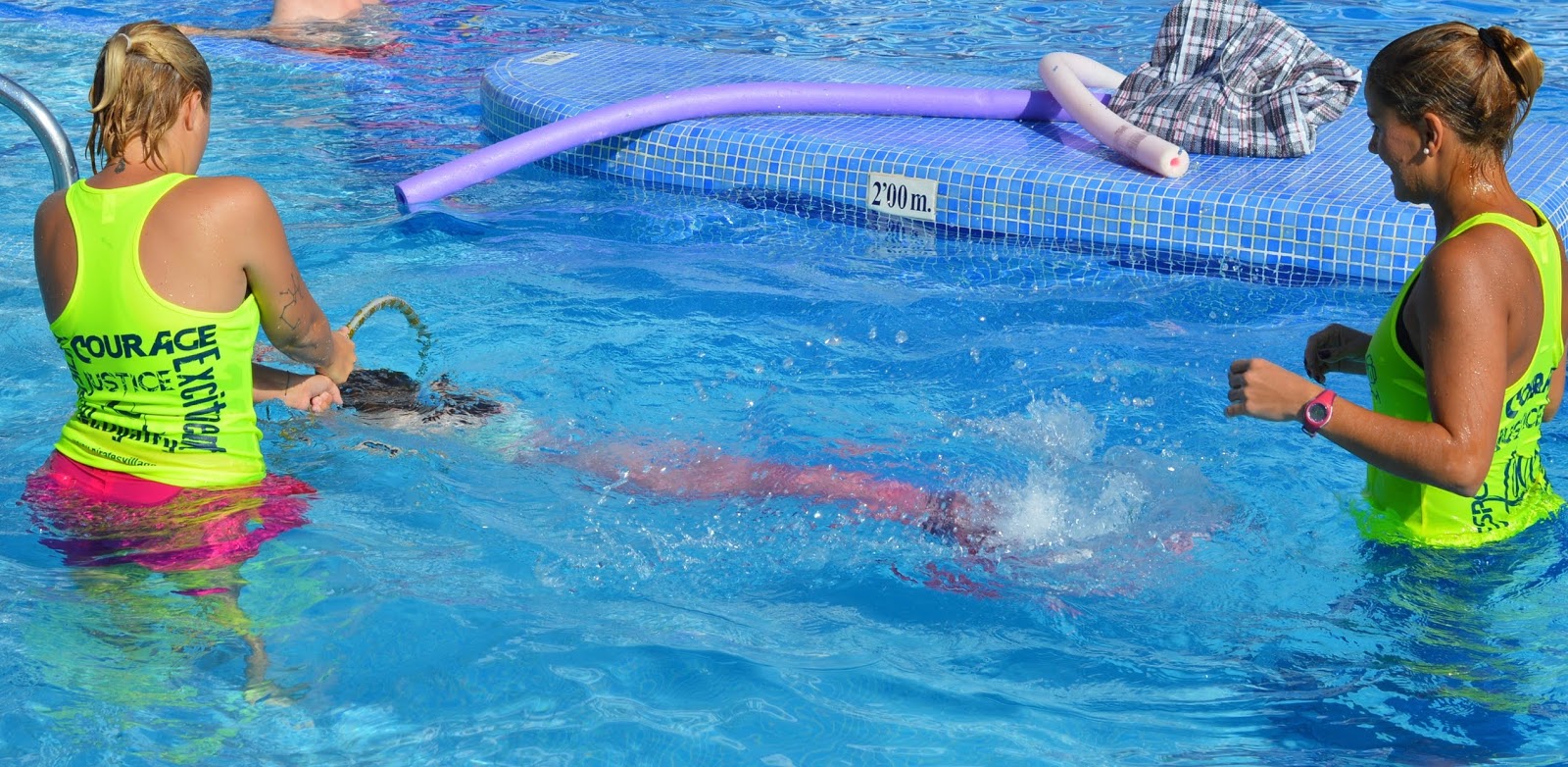 Pirate Swimming Pools and Mermaid Lessons at Pirates Village, Majorca