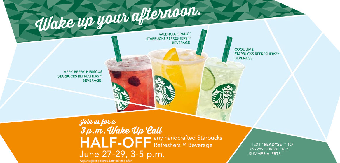 Barbara's Beat Get halfprice drinks June 2729 at Starbucks