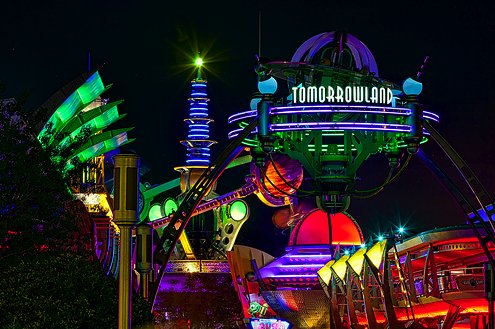 Tomorowland in Disneyland