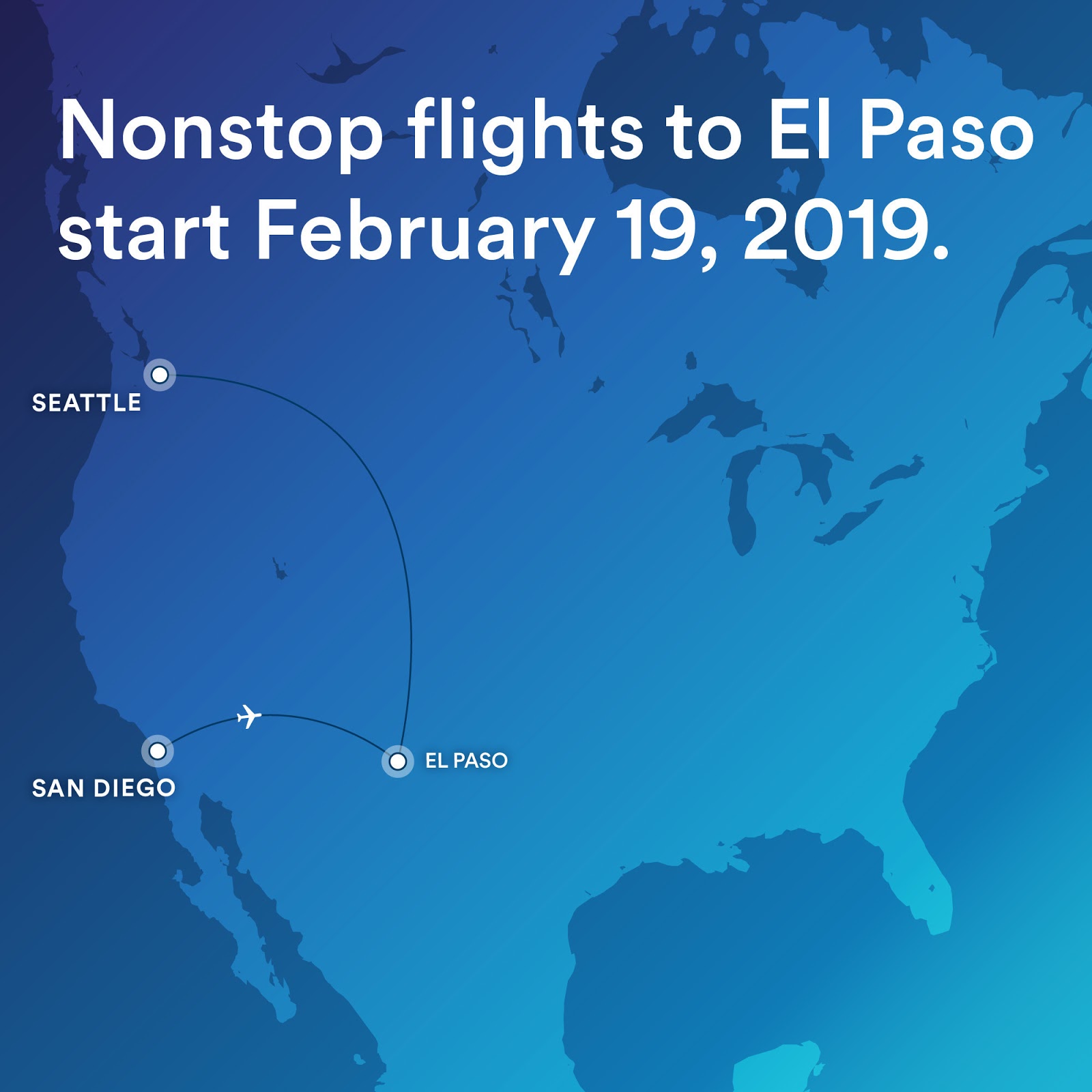 Air101 El Paso, Texas to get new direct routes from Seattle and San