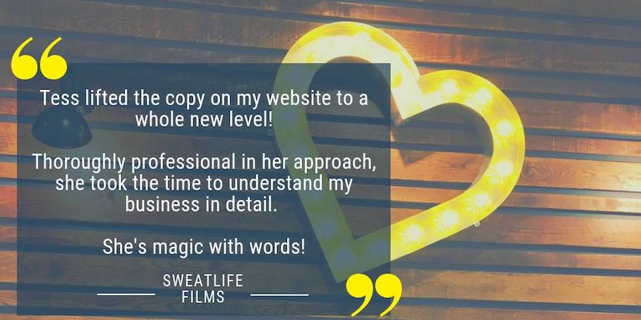 Freelance copywriter Tess Agnew Freelance copywriter Tess Agnew