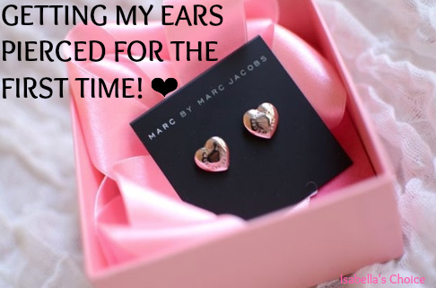 getting my ears pierced #earrings #piercing http://isafashionbella.blogspot.com