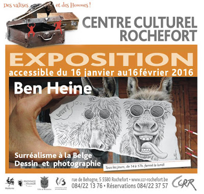 Exposition de Ben Heine au Centre Culturel des Roches de Rochefort 2016