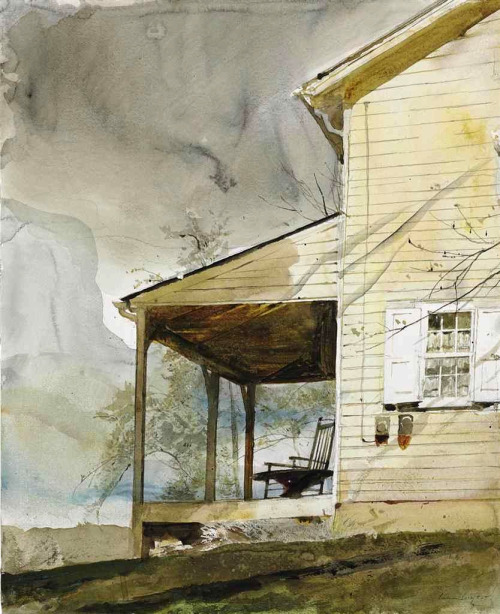 Content In A Cottage Andrew Wyeth Watercolor Of A Cottage