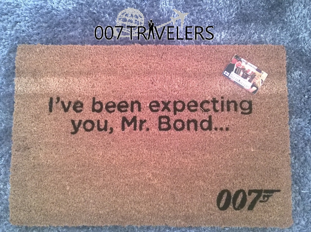 007 Item “I’ve been expecting you, Mr. Bond” 007 door mat 007 Travelers
