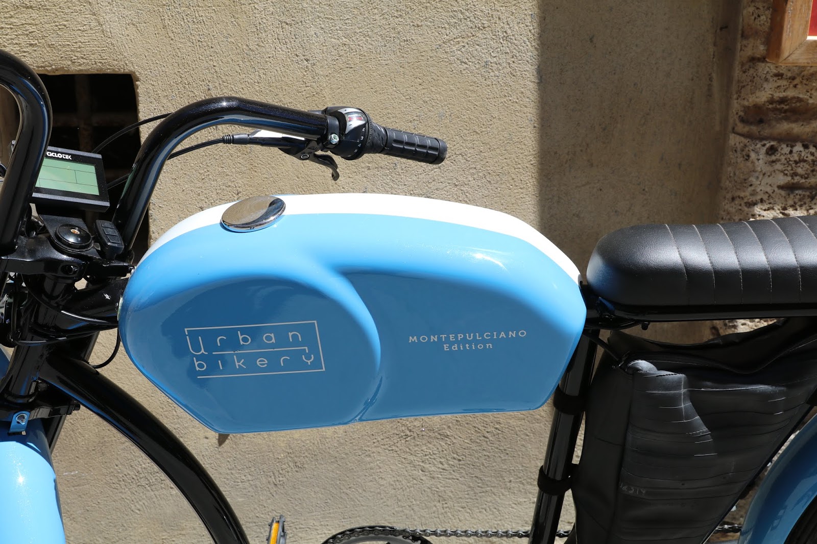 OldMotoDude Urban Bikery Montepulciano Edition Electric Bike spotted