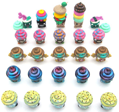 Rampage Toys x Tenacious Toys Mini Kaiju Cupcake Blind Box Custom Series