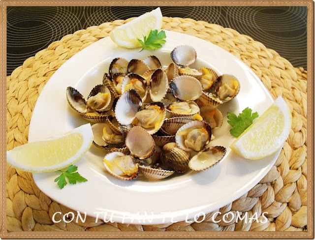 Berberechos al vapor