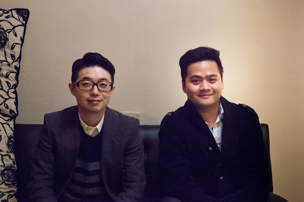 左起為嘖嘖創辦人徐震、貝殼放大共同創辦人林大涵 左起為嘖嘖創辦人徐震、貝殼放大共同創辦人林大涵