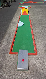 Crazy Golf course at Fairhaven Lake in Lytham Saint Annes Crazy Golf course at Fairhaven Lake in Lytham Saint Annes