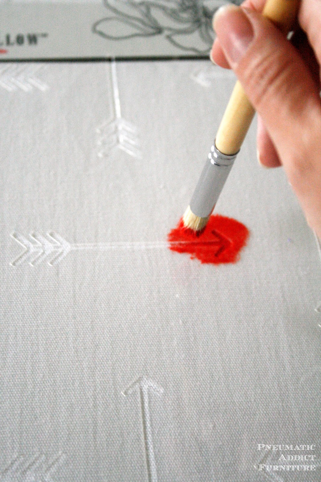 DIY Arrow Print Pillow + Giveaway Pneumatic Addict