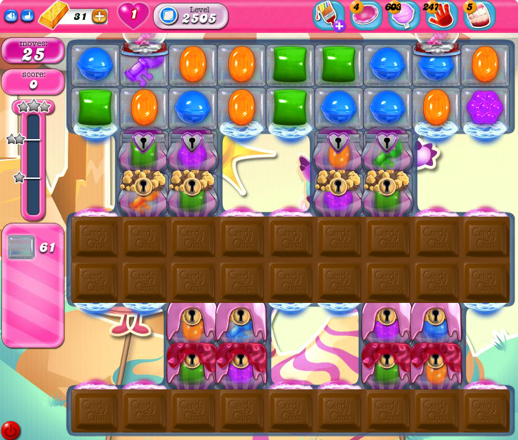 Candy Crush Saga level 2505 Candy Crush Saga level 2505
