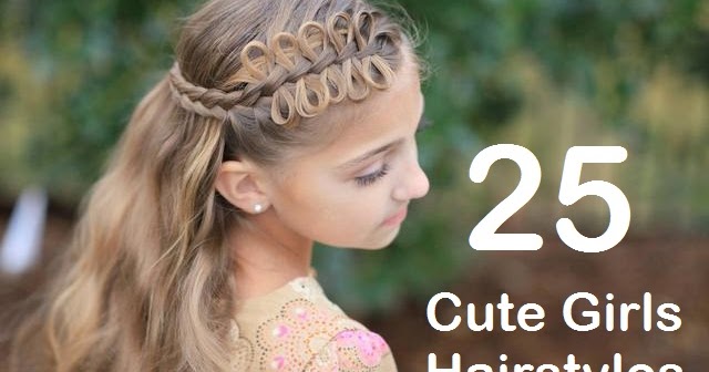 25 Cute Girls Hairstyles For Medium And Long Hair Lifestylexpert
