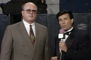 WCW Great American Bash 1992 - Eric Bischoff interviews Cowboy Bill Watts
