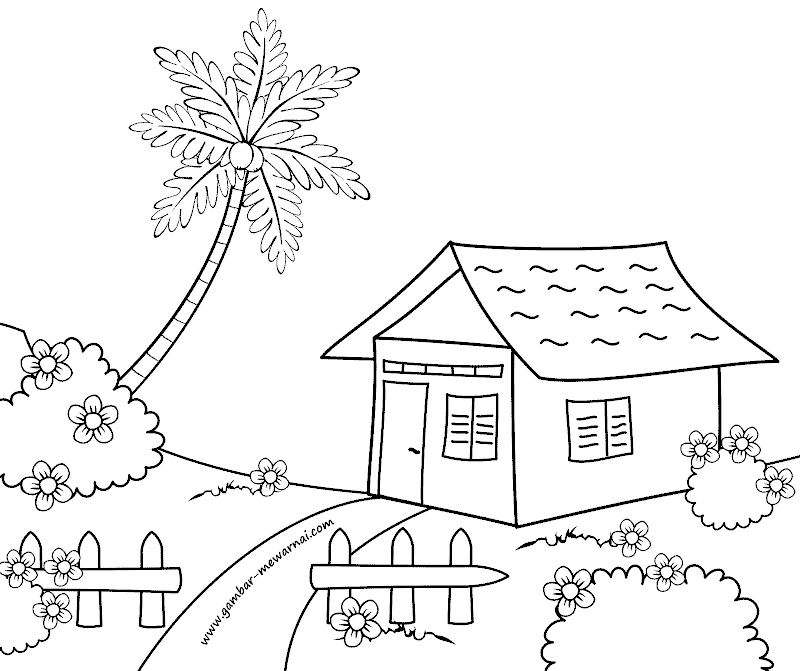 Gambar Rumah Sederhana Kartun Aristek Sederhana