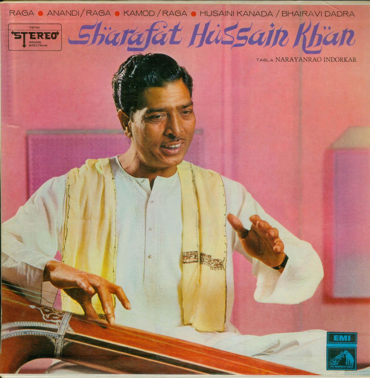 Oriental Traditional Music From LPs Cassettes Sharafat Hussain Khan