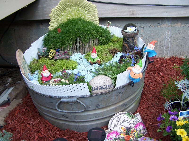 Scrap Aholic How To Build A Fairy Garden On A Budget Step By Step