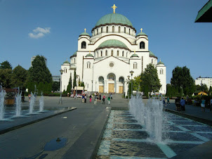Church of St Sava in Belgrade.