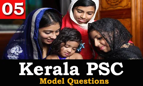 Kerala PSC - Model Questions English - 05