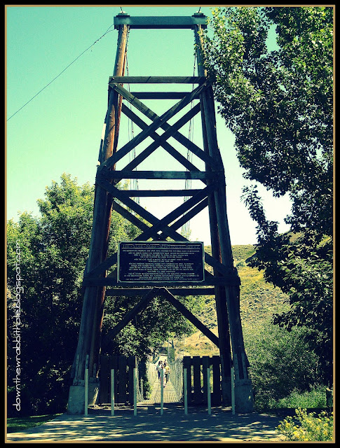 Rosedale suspension bridge, Drumheller Alberta, things to do in Alberta