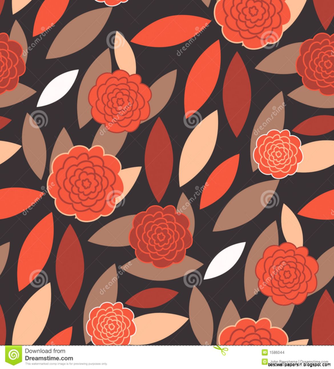 Seamless Modern Wallpaper Pattern Stock Images   Image 1586044