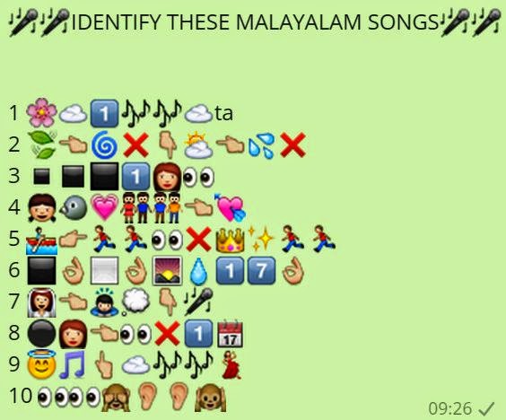 Identify these Malayalam Songs