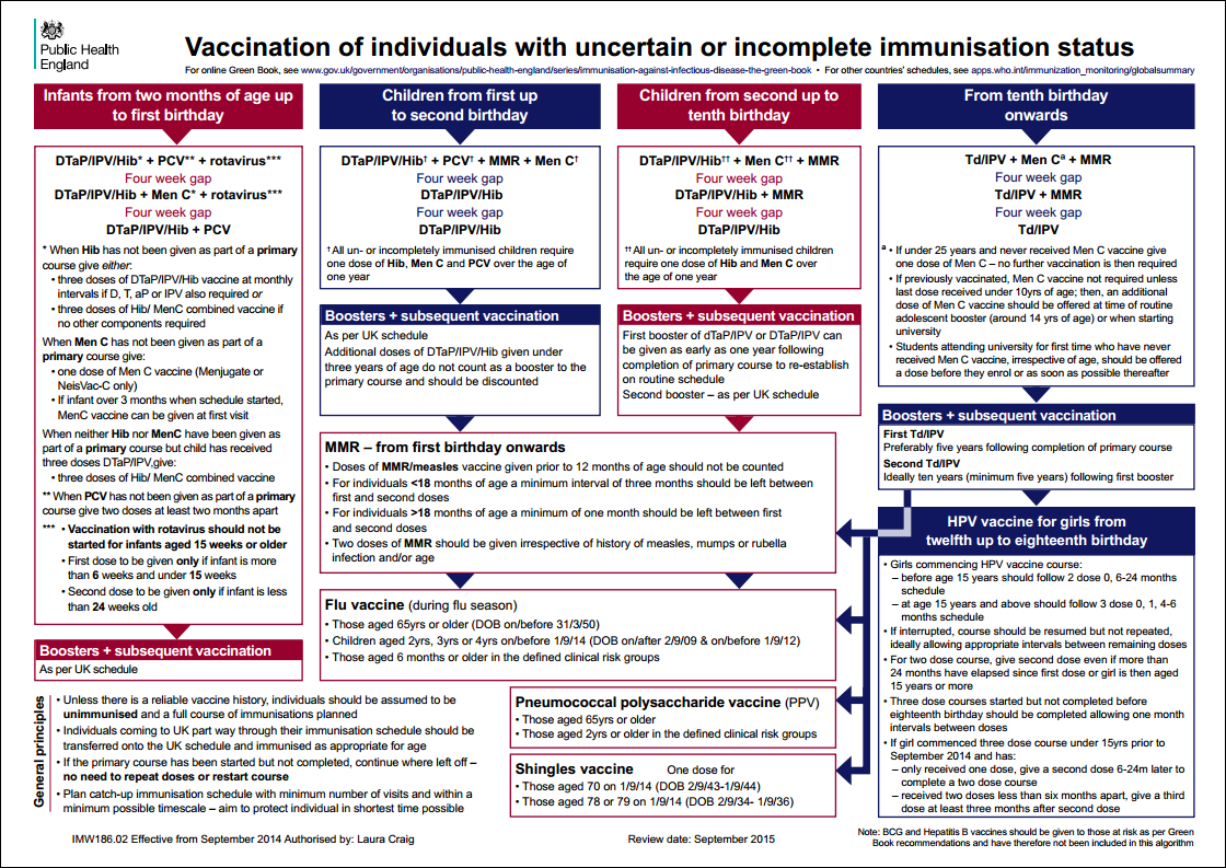 Jane Chiodini's Blog: Update for Immunisation Topics