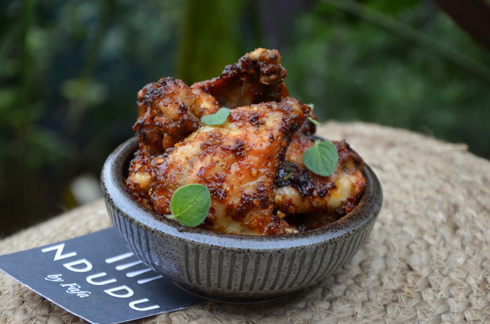 Ndudu by Fafa CHILLI & OREGANO GRILLED CHICKEN WINGS