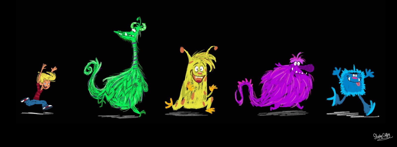 Stephy Coffey's Art: Monsters!